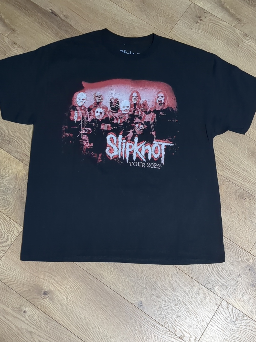 Slipknot Tour 2022 Black Band Graphic T-Shirt Size XL